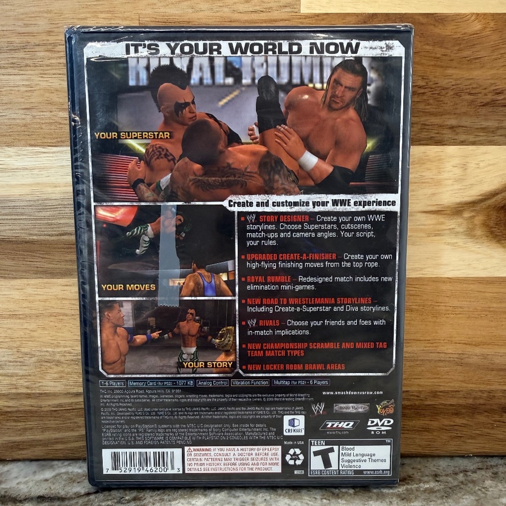WWE SmackDown vs Raw 2010 PlayStation 2 PS2 Complete NEW and Factory Sealed - Picture 2 of 4
